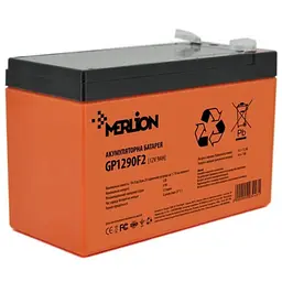 Акумуляторна батарея для ДБЖ Merlion AGM 12 V / 9 А*ч (GP1290F2PREMIUM)
