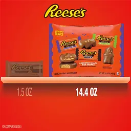 Шоколадні цукерки Reese's Halloween Assorted з арахісовим маслом 408г - мініатюра 5