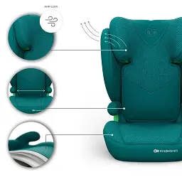 Автокрісло Kinderkraft Junior Fix 2 Plus i-Size Green (KCJUFI20GREPL0N)  - мініатюра 8