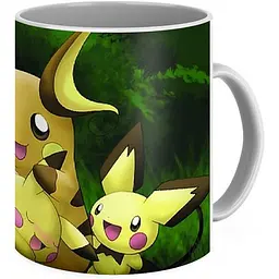 Кухоль GeekLand Покемон Го Pokemon Go Pikachu Raichu Pichu PG.01.18 330 мл білий - мініатюра 2