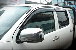 Дефлектори вікон вітровики Toyota Hilux 2006-2015 4D скотч SunPlex (SP-S-70) - мініатюра 3