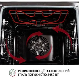 Духова шафа Perfelli Diamond 6M8L Nero - мініатюра 13