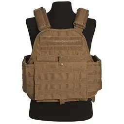 Тактичний жилет Плитоноска Plate Carrier Mil-Tec Койот (13463105)
