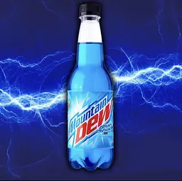 Безалкогольний напій Mountain Dew Blue Shock з малиновими цитрусовими 400 мл - мініатюра 2