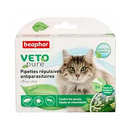 Краплі протипаразитні Beaphar Bio Spot On для котів ціна за 1 піпетку 15616 8711231156160