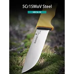 Нож туристический HX Outdoors Handao 3rd Generation Outdoor Knife Black (TD-17B) - мініатюра 3