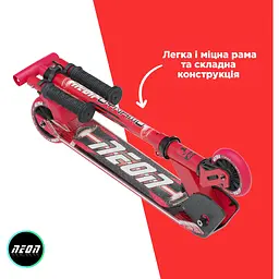 Самокат Neon Dynamo червоний (NS41R4) - мініатюра 3
