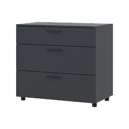 Комод Doros Торн Антрацит 3Ш 90х51.6х80 (41510161)