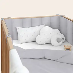 Бортики в дитяче ліжечко Cosas Smoky 30 х 120 см (WeltBed_52Grey_30x120) - мініатюра 2