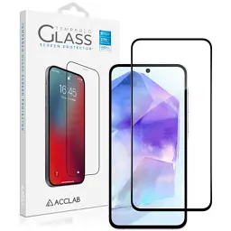Скло захисне ACCLAB Full Glue Samsung A55 Black (1283126588839)