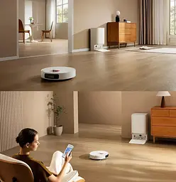 Робот-пилосос мийний + самоочищення Xiaomi Robot Vacuum X20+ (C102) білий - мініатюра 8