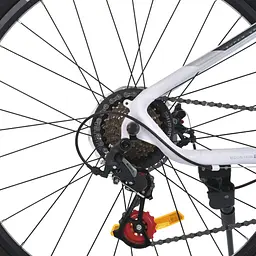 Велосипед SKD75 MTB 2605-2, 26 дюймів, сталева рама 16 Sunrun 24SP білий - мініатюра 4