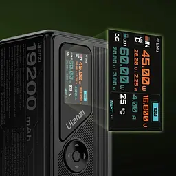 Зовнішній акумулятор Ulanzi BS004 19200mAh 100W Black [154295] - мініатюра 8