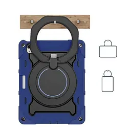 Чохол-підставка BeCover броньований протиударний для Apple iPad Air 11" M2/M3 2024/2025 Blue (711926) - мініатюра 5