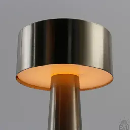 Настільна лампа сенсорна світлодіодна ESLLSE DOWN LIGHT з акумулятором 1200 mA Срібляста - мініатюра 10