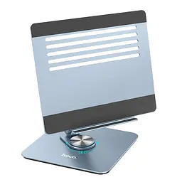 Підставка для ноутбука Hoco PH52 Plus Might Metal Rotating Tablet Desktop Holder Grey [82815] - мініатюра 2
