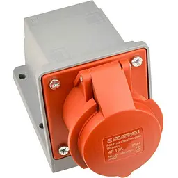 Розетка стаціонарна АСКО серії UСombi 4P 16A IP 44