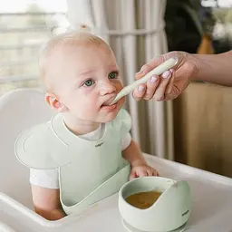 Мисочка BabyOno силіконова з присоскою зелена (1481/03) - мініатюра 4