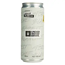 Пиво Underwood Brewery Forest Blanche, світле, нефільтроване, 4,6%, з/б, 0,33 л (870723)