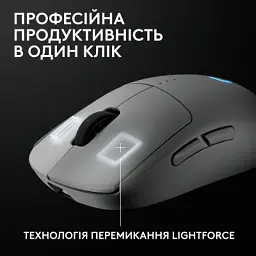 Мишка Logitech G Pro 2 Lightspeed Wireless White (910-007302) - мініатюра 7
