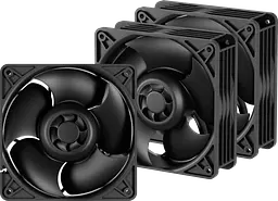 Вентилятор Arctic S12038-8K 3-Pack Black (ACFAN00302A) - мініатюра 2