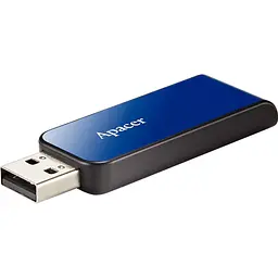 USB флеш-накопичувач Apacer AH334 32GB USB-A 2.0 Blue (AP32GAH334U-1) - мініатюра 2