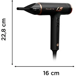 Фен Rowenta T-Shape Maestria Nano 1700 Вт чорний (HY8310F0) - мініатюра 8