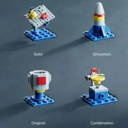 Конструктор Космічна станція Space Shuttle 500 деталей - мініатюра 5