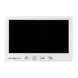 Відеодомофон GreenVision GV-057-AHD-M-VD7SD кольоровий AHD білий