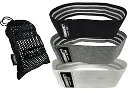 Набір тканинних гумок для фітнесу 3 шт EasyFit fit0024866