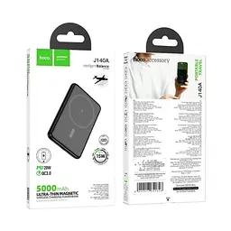 Зовнішній аккумулятор HOCO J140A Tony PD20W 5000mAh - мініатюра 2