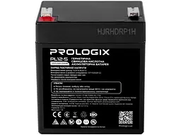 Акумулятор для ДБЖ PrologiX AGM 12V 5Ah (PL12-5) - мініатюра 2