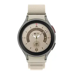 Ремінець для Samsung Galaxy Watch 5 Pro 45mm - білий ширина кріплення 20мм нейлоновий Watchbands Cloth Wave (WBWAVE1WB69837015) - мініатюра 4