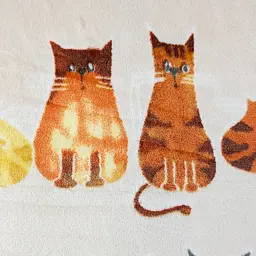 Плед Love You Коти флісовий 150x200 см бежевий (8183) - мініатюра 3