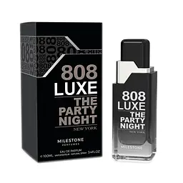 Парфумована вода чоловіча Milestone 808 Luxe The Party Night - 100 мл (MM36121) - мініатюра 2