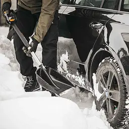 Телескопічна автомобільна лопата для снігу Fiskars X-series ™ 1057187 - мініатюра 7
