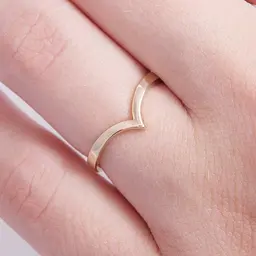 Каблучка з червоного золота 22 K-0268
