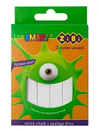 Крейда біла квадратна Smart Line, ZB.6705-12, 12 шт., 4 шт. в упаковці