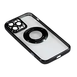 Магнітний чохол XON PhoneCase Magnetic для iPhone 13 Pro Max (PCMC1113400B 7928) Чорний/Прозорий