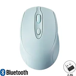 Акумуляторна бездротова мишка Xiaomi Sensitive Bluetooth Mouse 2.4G Dual-Mode Blue  - мініатюра 2