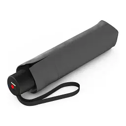 Парасоля Knirps A.050 Dark Grey Black HeatShield механічна, складана (Kn95-7051-08002) - миниатюра 3