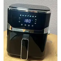 Аерофритюрниця безмасляна Crownberg CB-5547 5л електрична з сенсорним керуванням 1400 Вт - мініатюра 3