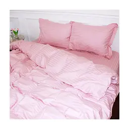 Постільна білизна MirSon Satin Stripe 30-0007 Pink 2х143х210 сімейний (2200005249901) - мініатюра 2