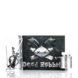 Дрипка для электронной сигареты Dead Rabbit V2 RDA 24mm Silver (am366) - мініатюра 6