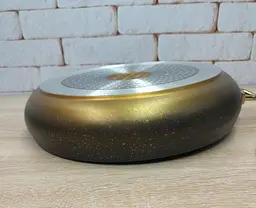 Сковорода-сотейник O.M.S. Collection 3241-IND-26 black-gold - мініатюра 9