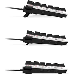 Клавіатура NZXT Function TKL RGB Gateron Linear Red Switches ENG USB Matte White (KB-1TKUS-WR) - мініатюра 4
