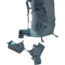 Рюкзак Deuter Aircontact Core 70+10 Graphite-Shale (1052-3350724 4409) - мініатюра 10