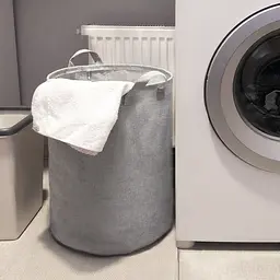 Кошик для зберігання МВМ My Home текстильний, 360х500 мм, сірий (TH-01 GRAY) - мініатюра 9