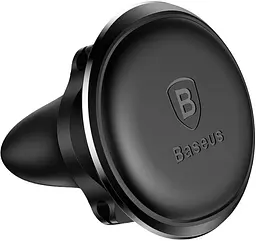 Автотримач Baseus Magnetic Car Mount Phone Holder with Cable Clip Air Vent Version Cluster Black - мініатюра 3