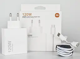 Зарядний пристрій Xiaomi 120W HC Combo (набір з кабелем C to C) MDY-15-EJ
